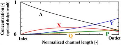 Shape design of channels and manifolds in a multichannel microreactor using thermal-fluid compartment models